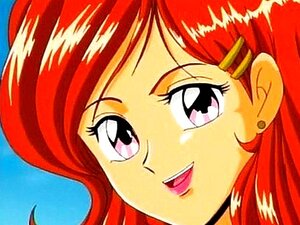 La mignonne anime rousse se fait baiser sous la douche