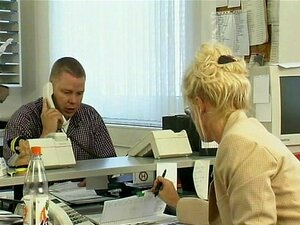 Baiser sur le lieu de travail