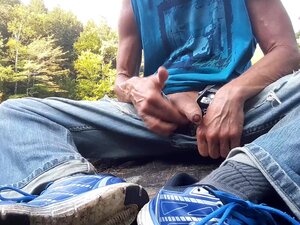 Grosse bite sur le rocher #1