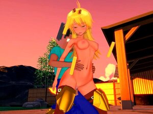 Blaze, la milf chaude de Minecraft, se fait remplir la chatte et