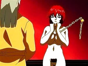 Une rousse chaude d'anime aime les sextoys