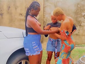 Trisha lesbienne afro amateur et copines aux gros seins aimant le sexe