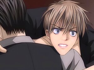 Un twink hentai attaché et nu se fait baiser sans capote par son beau