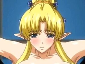 Babe à gros seins hentai ayant du sexe brutal avec bondage. Babe à