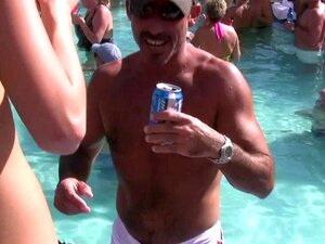 Nake Pool Party Key West Florida Vidéo de vacances réelles
