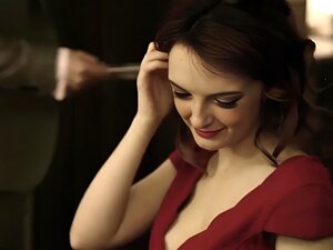 Regardez le dîner romantique de British Redhead maintenant! - Couple,