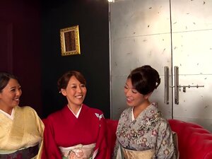 Reiko Kobayakawa et Akari Asagiri, plus une fête sexuelle en kimono