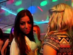 Les mignonnes sexy deviennent complètement folles et nues à une