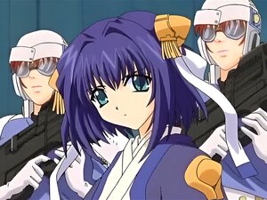 Plan à trois lesbien et double pénétration dans un hentai sexy