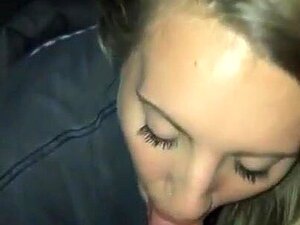 La blonde le suce