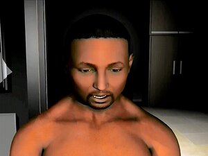 Animation 3D interracial et monstres