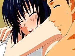 Un anime avec des gros nichons reçoit une éjaculation