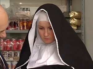 Nonne et vieux copain obscène - doux,