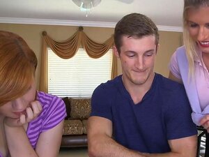 Cory Chase et Sadie Kennedy dans une session de trio fou