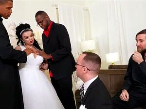 Le mariage de Payton Preslee devient un trio interracial brutal -