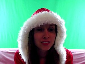 Show de masturbation de Miss Claus, une camgirl coquine