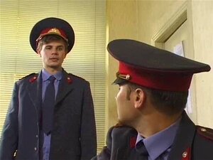 La police russe en garde