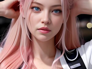 Officier de Police aux Cheveux Roses Waifu Night Tokyo Date POV-Bandes