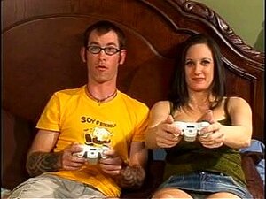 Gamer geek reçoit allumé acquiert cookie,