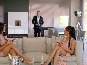 Un trio fantastique avec la belle Harley Dean