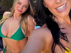 ANGELA WHITE-Mia Malkova Lesbienne Baise dans la piscine