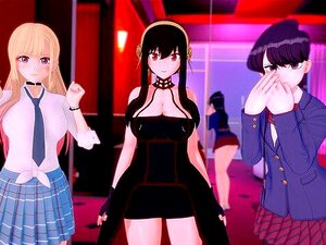 MEILLEURE BAISE D'ANIME GIRLS 2022 (YOR FORGER x KOMI x MARIN) (3D