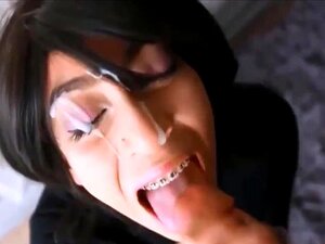 Compilation de branlette Charlotte serrée, éjaculation faciale 2.
