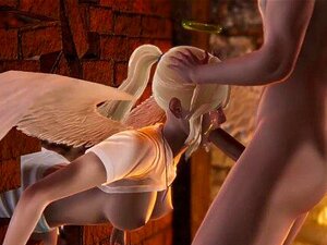 MICAELA & BELIAL - Gorge profonde et avalage de sperme (Hentai non